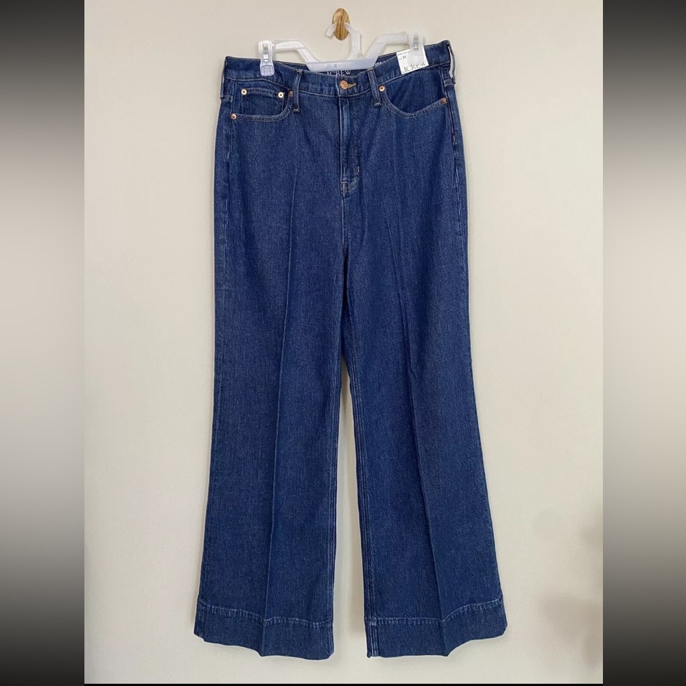 J.Crew Denim trouser in Fiorellas wash High rise NWT Size 31 - Picture 6 of 9